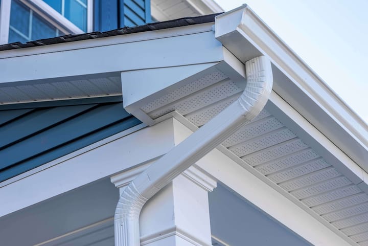 Cheap and durable vinyl gutters installation in Raleigh